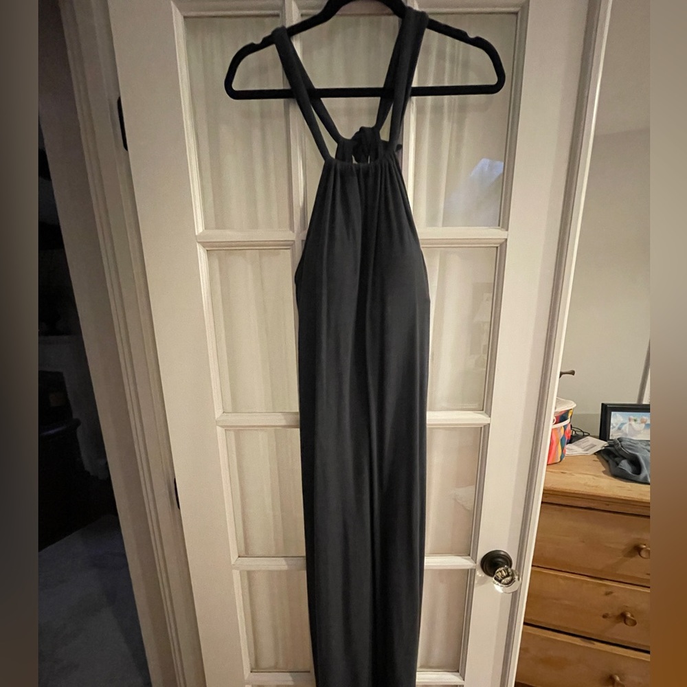 Athleta halter maxi dress